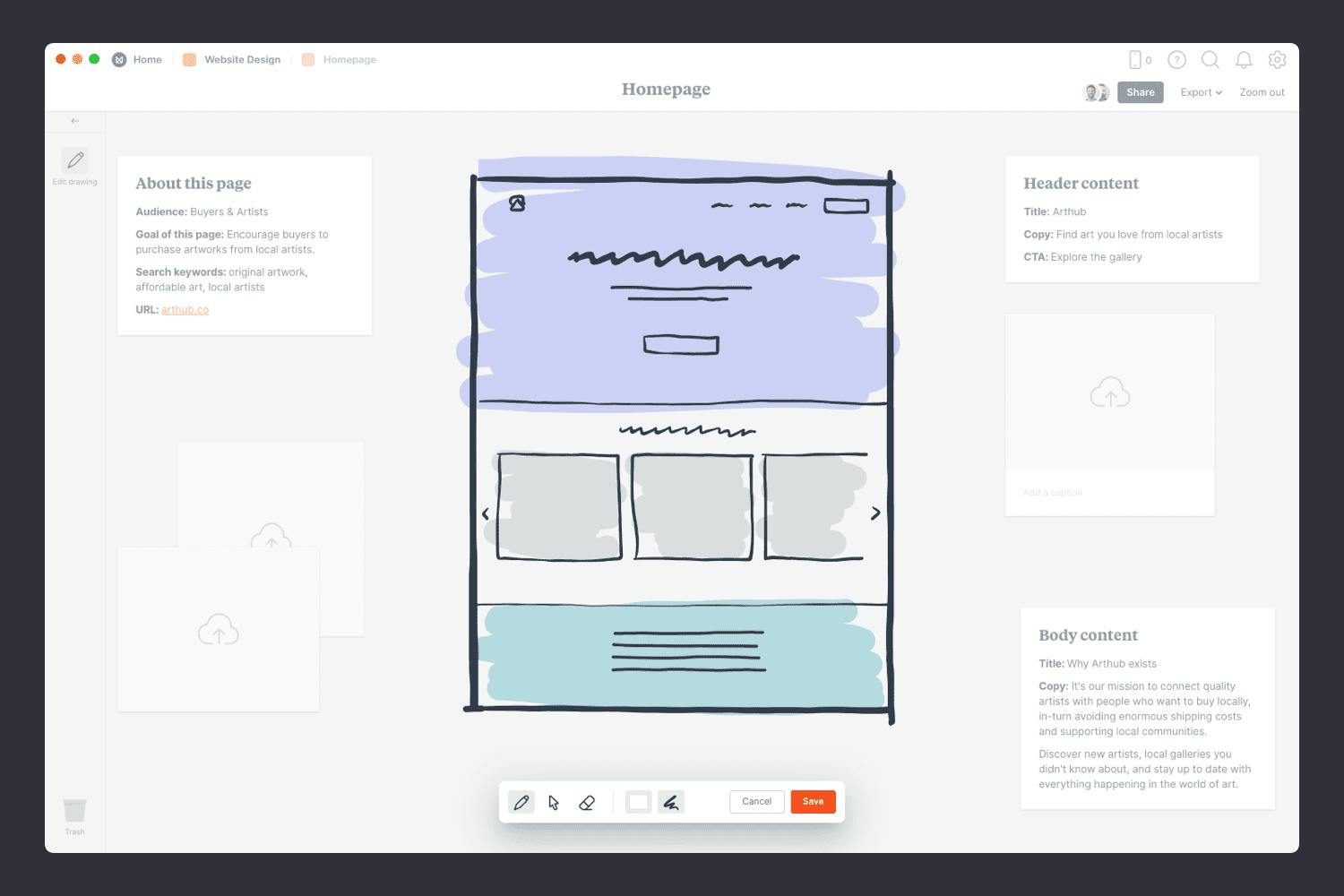 Website content template 04